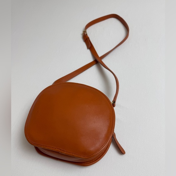 Vintage COACH Mango Orange Leather Shoulder Bag Glove Tanned USA Made Rare Retro - Picture 15 of 16